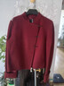 皮爾卡丹（pierre cardin）新中式本命年紅色毛呢外套女春秋2025新款國風(fēng)蛇年開(kāi)衫上衣 紅色 L [106-115斤] 曬單實(shí)拍圖