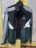 adidas經(jīng)典寬松運動(dòng)夾克外套男女春季阿迪達斯官方三葉草 黑色/綠色/白色   M 曬單實(shí)拍圖