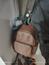 viney牛皮雙肩包女大容量輕便旅行包背包大學(xué)生高中書(shū)包生日情人節禮物 曬單實(shí)拍圖