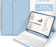 CANHOOGD iPad11/10藍牙鍵盤(pán)保護套25款A16帶筆槽平板殼鍵盤(pán)鼠標套裝 iPad11/10代通用「常規款」嬰兒粉 曬單實(shí)拍圖