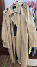蔻馳（COACH）奧萊女士風(fēng)衣長(cháng)款氣質(zhì)通勤 卡其色 L 曬單實(shí)拍圖