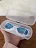 彪馬（PUMA）成人泳鏡高清防霧防水男女專(zhuān)業(yè)游泳眼鏡小框泳鏡套裝 電鍍白【防畸變 | 升級護眼】 曬單實(shí)拍圖