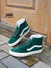 VANS范斯官方 SK8-Hi深綠色復古街頭高幫男鞋女鞋板鞋 深綠色 41 曬單實(shí)拍圖