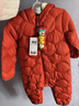 巴拉巴拉童裝嬰兒連體衣輕薄羽絨服寶寶衣服2025冬裝抱衣爬服男童女童萌趣 曬單實(shí)拍圖