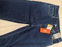 京東京造【抓毛加厚】牛仔褲男冬季男士加絨褲子直筒男士休閑褲 深藍 31碼 曬單實(shí)拍圖