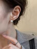 DAISY DREAM銀色金屬拉絲耳釘女2025新款爆款小眾獨特耳環(huán)輕奢高級感氣質(zhì)耳飾 銀色拉絲耳環(huán) 曬單實(shí)拍圖