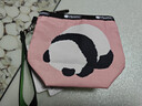 LeSportsac樂(lè )播詩(shī)新款包包女包熊貓系列手拿零錢(qián)鑰匙包女情人節禮物 粉色熊貓 曬單實(shí)拍圖