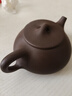 敘言知宜興紫砂壺原礦紫泥手工石瓢壺球孔出水泡茶壺功夫茶具 陳腐老紫泥 240ml 曬單實(shí)拍圖