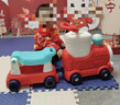 匯樂(lè )玩具（HUILE TOYS）四合一香蕉飛機學(xué)步小火車(chē)嬰幼兒童手推車(chē)寶寶01-3周歲生日禮物男 (1-3歲) 4合1智趣小火車(chē)【9大功能】 實(shí)用高端早教見(jiàn)面禮可坐人玩具送男女孩 曬單實(shí)拍圖