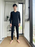 莫代爾保暖內衣男士德絨發(fā)熱秋衣秋褲套裝貼身打底運動(dòng)棉毛衫 V領(lǐng)套裝-鎢黑 A類(lèi) 【莫代爾+7A抗菌+抗靜 XL (130-150斤) 曬單實(shí)拍圖