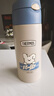 膳魔師（THERMOS）兒童運動(dòng)便攜保溫杯學(xué)生吸管水杯復古系列男女水壺600ml 灰 曬單實(shí)拍圖