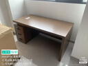 柏客森輕奢辦公桌老板桌椅組合簡(jiǎn)約現代總裁桌主管桌簡(jiǎn)易時(shí)尚經(jīng)理桌 2.2米老板桌 (胡桃木)（板式臺面） 曬單實(shí)拍圖