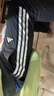 阿迪達斯（adidas）長(cháng)褲男女春季寬松透氣直筒褲跑步運動(dòng)防風(fēng)休閑褲  黑白 2XL 曬單實(shí)拍圖