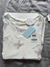 愛(ài)慕兒童（AIMER KIDS）女童新品3A抗菌春夏家居服兒童睡裙五分袖/七分袖女童睡衣奶皮衣 萌兔花園AK144E301 120 曬單實(shí)拍圖