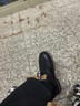 海瀾之家（HLA）男鞋秋冬休閑皮鞋男士復古工裝鞋子男款HAAGZM1EBB033 黑色42 曬單實(shí)拍圖