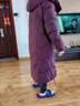 雋狐中老年羽絨服女過(guò)膝長(cháng)款新中式加厚媽媽冬裝老人奶奶太太冬季外套 紫紅 3XL 【建議121-135斤】送運費險 曬單實(shí)拍圖