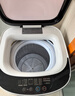 奧克斯（AUX）迷你洗衣機 全自動(dòng)小型嬰兒兒童寶寶內衣波輪洗衣機 帶甩干烘干洗脫一體 【國補】4KG洗脫容量白色【母嬰專(zhuān)用】 曬單實(shí)拍圖