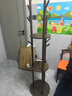 DSRAWMYT衣帽架 實(shí)木旋轉落地衣架臥室家用置物架立式衣服架子客廳掛衣架 曬單實(shí)拍圖