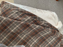 香影復古格子毛呢半身裙女2025冬季新款含羊毛高腰顯瘦咖色中長(cháng)裙 咖色 S 155/60A/85-95斤 曬單實(shí)拍圖