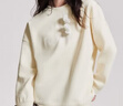 VEROMODA衛衣季圓領(lǐng)oversize落肩袖套頭簡(jiǎn)約甜美休閑3133009 A06蜜乳白色 160/80A/S 曬單實(shí)拍圖