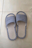 回力拖鞋男女款亞麻涼拖情侶居家休閑輕盈透氣吸汗厚底耐磨地板拖 經(jīng)典網(wǎng)格款HL1036蘭色42碼一43碼 曬單實(shí)拍圖