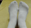 足力健襪子女秋冬保暖松口防裂襪中老年中筒抗菌防臭襪子腳后跟干裂 曬單實(shí)拍圖