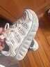 李寧曲奇鞋板鞋女款2025年冬季新款柔軟舒適百搭經(jīng)典休閑鞋AGCV254 米白色/砂礫灰-2 37 (230mm) 曬單實(shí)拍圖