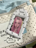 FANCYCHICins韓系PVC卡套貓咪爪印卡套可愛(ài)寸小卡證件收納保護套展示立得 黑色貓爪+白色貓爪【2個(gè)裝】 限時(shí)送珠鏈 曬單實(shí)拍圖