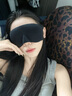 LUCYLEE美國眼罩睡覺(jué)專(zhuān)用遮光3d掛耳式鼻翼款立體緩解眼睛疲勞男女透氣 【鼻翼款-遮光眼罩】暗夜黑 曬單實(shí)拍圖