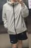 李寧運動(dòng)風(fēng)衣外套軟殼春秋季男子防潑水透氣百搭連帽夾克AFDV457 曬單實(shí)拍圖