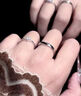 中國黃金（CHINA GOLD）S925銀一見(jiàn)鐘情戒指男女款情侶一對指環(huán)結婚新年節生日禮物送女友 【今/次日達】一見(jiàn)鐘情情侶對戒 曬單實(shí)拍圖