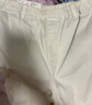 優(yōu)衣庫童裝男童女童彈力松緊長(cháng)褲/休閑褲褲子479575 01 乳白色 110 曬單實(shí)拍圖