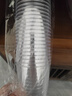 潔日邦一次性杯子航空杯220ml*50只食品級加厚加硬塑料杯辦公商用野餐 曬單實(shí)拍圖