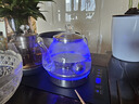 凱軒（KAXYWZ） 自動(dòng)上水電熱玻璃燒水壺茶吧機茶臺水壺底部上水泡茶專(zhuān)用電煮茶壺單壺消毒鍋配件 1.2L 鋼底底部上水壺（帶藍光） 曬單實(shí)拍圖