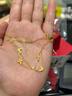 周六福夢(mèng)蝶足金999黃金手鏈女新年生日禮物計價(jià)A0713018 約2.71g 16+3cm 曬單實(shí)拍圖