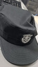MPPMCK黑色保安帽子春夏款軟布帽刺繡縫徽帽保安工作服帽子便帽 保安縫徽帽 60cm 曬單實(shí)拍圖
