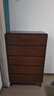顧樂(lè )家（GULEJAR）新中式斗柜實(shí)木五斗柜臥室收納柜儲物柜客廳大容量八斗現代抽屜柜 胡桃色五斗柜：長(cháng)70寬40高116CM 曬單實(shí)拍圖