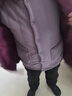 莫代爾東北防寒保暖內衣女冬季加絨加厚羊毛護腰膝可外穿中老年棉衣棉褲 四層加厚 100%羊毛填充香芋紫套裝 3XL 建議100-120斤 曬單實(shí)拍圖