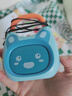 火火兔早教故事機嬰幼兒童雙語(yǔ)啟蒙學(xué)習機寶寶隨身聽(tīng)音樂(lè )播放器玩具禮物 K1藍色早教機（4歲+） 搭配背帶掛環(huán) 曬單實(shí)拍圖