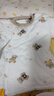 小三月新生嬰兒衣服秋冬棉衣上衣棉襖剛出生寶寶加厚冬季棉服分體冬裝 A108-S小熊咖 【夾層絲綿】 90 cm 建議24-28斤 曬單實(shí)拍圖