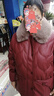 啄木鳥(niǎo)媽媽冬季皮衣外套加絨加厚款2025新款中老年人女裝保暖皮夾克棉襖 紅色【加絨加厚】 3XL 建議126-135斤 曬單實(shí)拍圖
