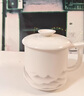 RICH YOUR HOME德國品質(zhì)馬克杯辦公家用輕奢花茶飲料茶杯生日小禮品早餐牛奶水杯 羊脂玉束腰杯-遠山水墨【白色禮盒】 200mL-400mL 曬單實(shí)拍圖