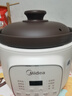 美的（Midea）電燉鍋電砂鍋 電燉盅 陶瓷煲湯鍋燉湯鍋紫陶鍋3L燕窩燉盅煮粥寶寶輔食鍋電煮鍋燉鍋MD-DGE3056 曬單實(shí)拍圖