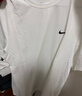 耐克男子速干短袖上衣夏季訓練針織NIKE DRI-FIT HYVERSE DV9840 100白/黑 L 曬單實(shí)拍圖