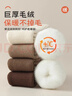 貓人2雙毛絨長(cháng)筒護膝襪套女秋冬寄加絨過(guò)膝襪子加厚保暖大腿襪長(cháng)筒襪 曬單實(shí)拍圖