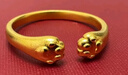周六福  黃金戒指女足金喵爪抱抱指環(huán)送女生 計價(jià) 23號-4.9g 曬單實(shí)拍圖