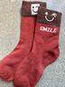 襪子女毛圈加厚加絨保暖中筒襪字母笑臉韓版甜美秋冬季毛巾襪睡眠 【隨機色-活動(dòng)專(zhuān)享】 1雙 均碼 曬單實(shí)拍圖
