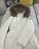 波司登（BOSIDENG）25新款羽絨服90鵝絨極寒商場(chǎng)熱賣(mài)同款修身收腰外套B250242214J 極晶白8F18-趨勢推薦【至高御寒-30℃】卡碼拍大 L 170/92A 體重約120-130斤 曬單實(shí)拍圖