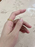自由說(shuō)古法越南仿沙金琺瑯彩閉口戒指女輕奢高級感食指環(huán)2026新款指環(huán) 默認7號，其他尺寸需備注 曬單實(shí)拍圖