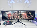 天殊34英寸4K帶魚(yú)屏240HZ顯示器電競曲面高刷HDR白色辦公電腦屏幕21:9游戲寬屏升降炒股大屏巨幕液晶 U49L-49英寸準5K165HZ曲面帶魚(yú)屏升降 曬單實(shí)拍圖